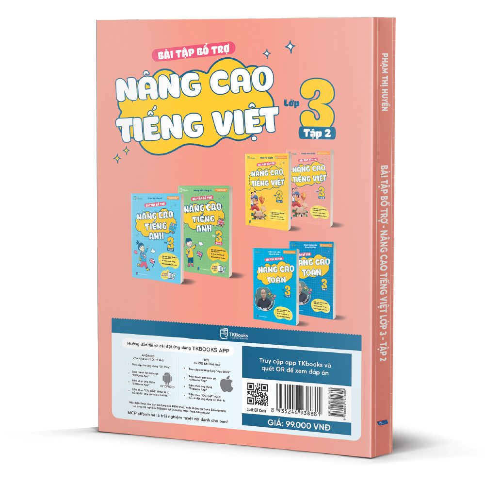  Bài Tập Bổ Trợ Nâng Cao Tiếng Việt Lớp 3 – Tập 2 