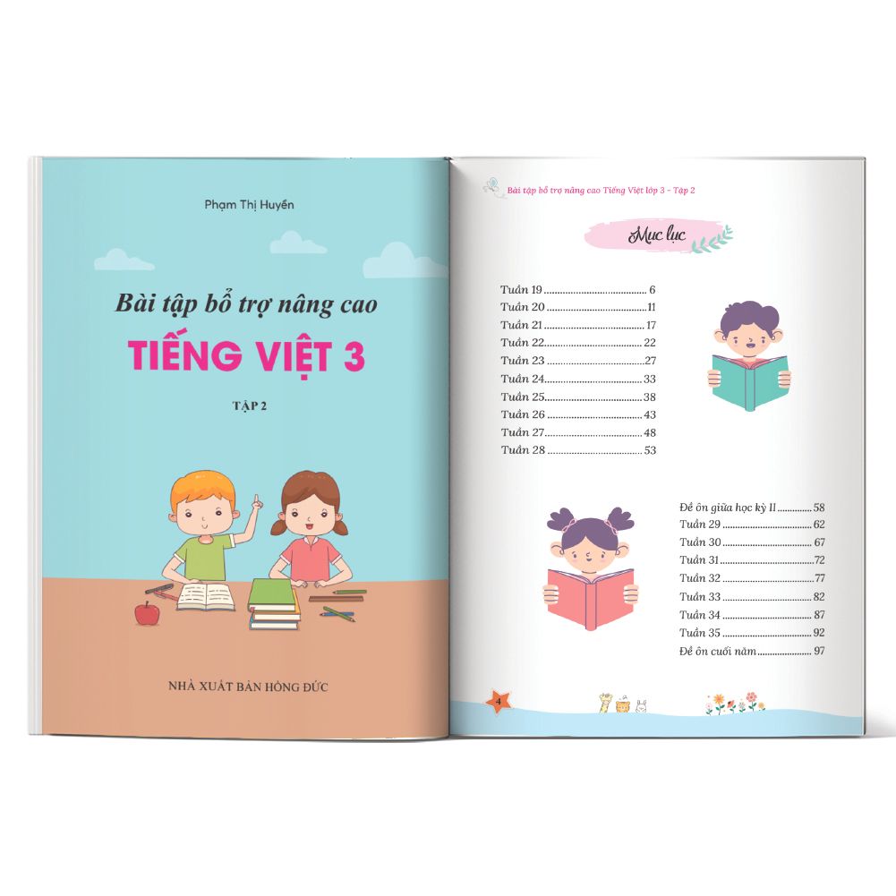  Bài Tập Bổ Trợ Nâng Cao Tiếng Việt Lớp 3 – Tập 2 