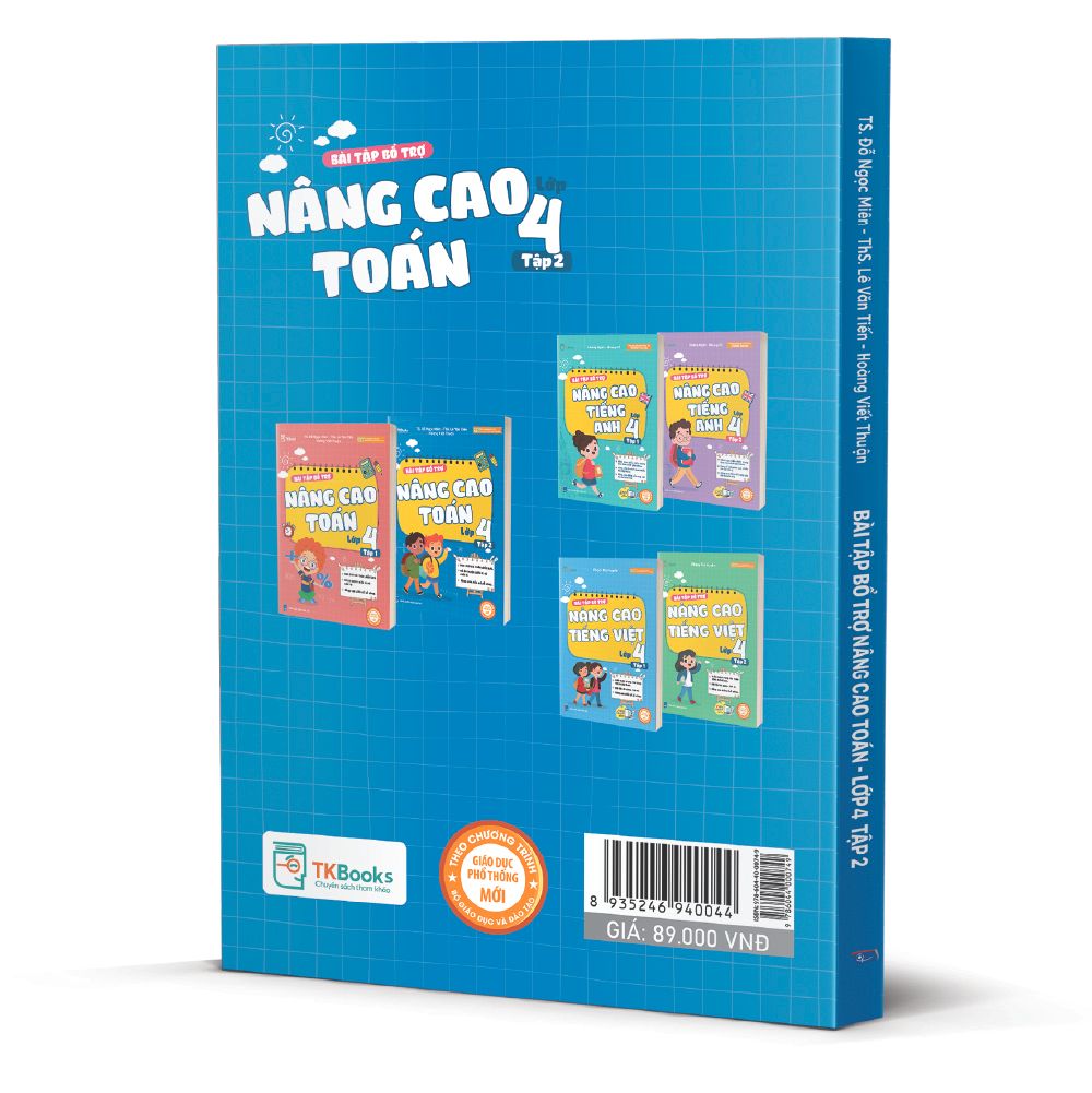  Bài Tập Bổ Trợ Nâng Cao Toán – Lớp 4 Tập 2 