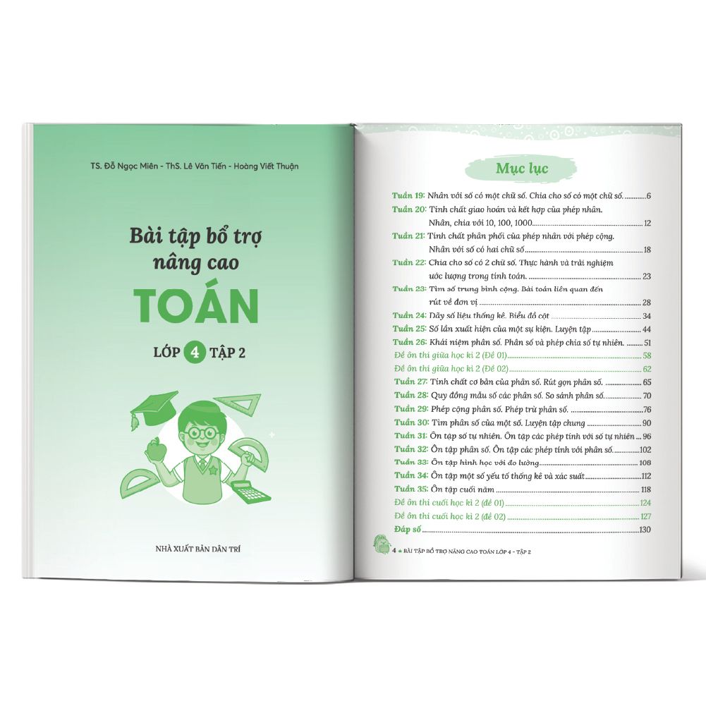  Bài Tập Bổ Trợ Nâng Cao Toán – Lớp 4 Tập 2 