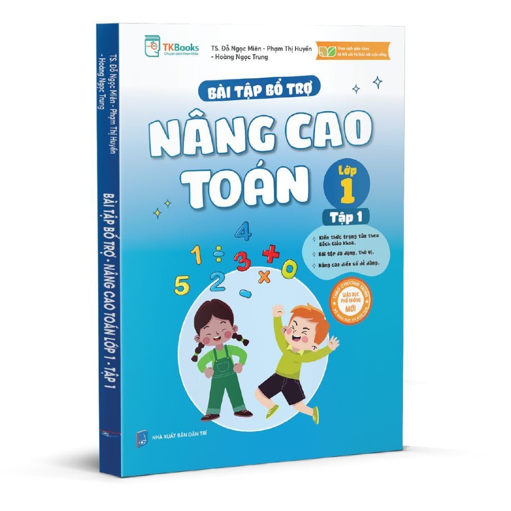  Bài Tập Bổ Trợ Nâng Cao Toán Lớp 1 – Tập 1 