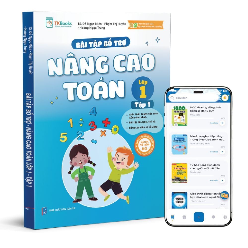  Bài Tập Bổ Trợ Nâng Cao Toán Lớp 1 – Tập 1 