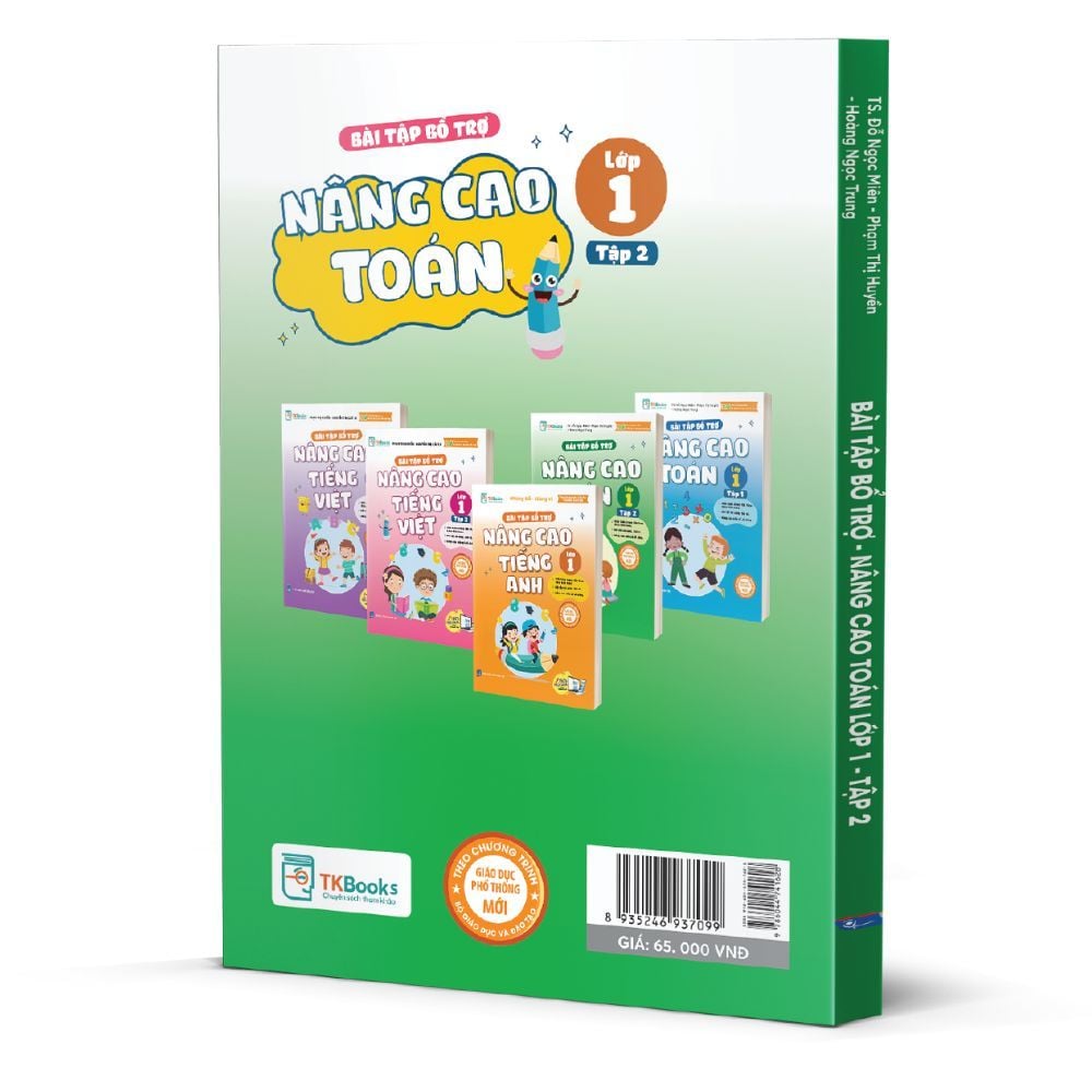  Bài Tập Bổ Trợ Nâng Cao Toán Lớp 1 – Tập 2 