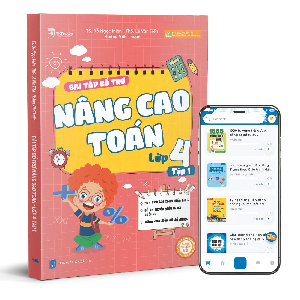  Bài Tập Bổ Trợ Nâng Cao Toán Lớp 4 – Tập 1 