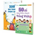  Combo 250 bài toán chọn lọc & 50 đề tăng điểm nhanh Tiếng Việt lớp 5 