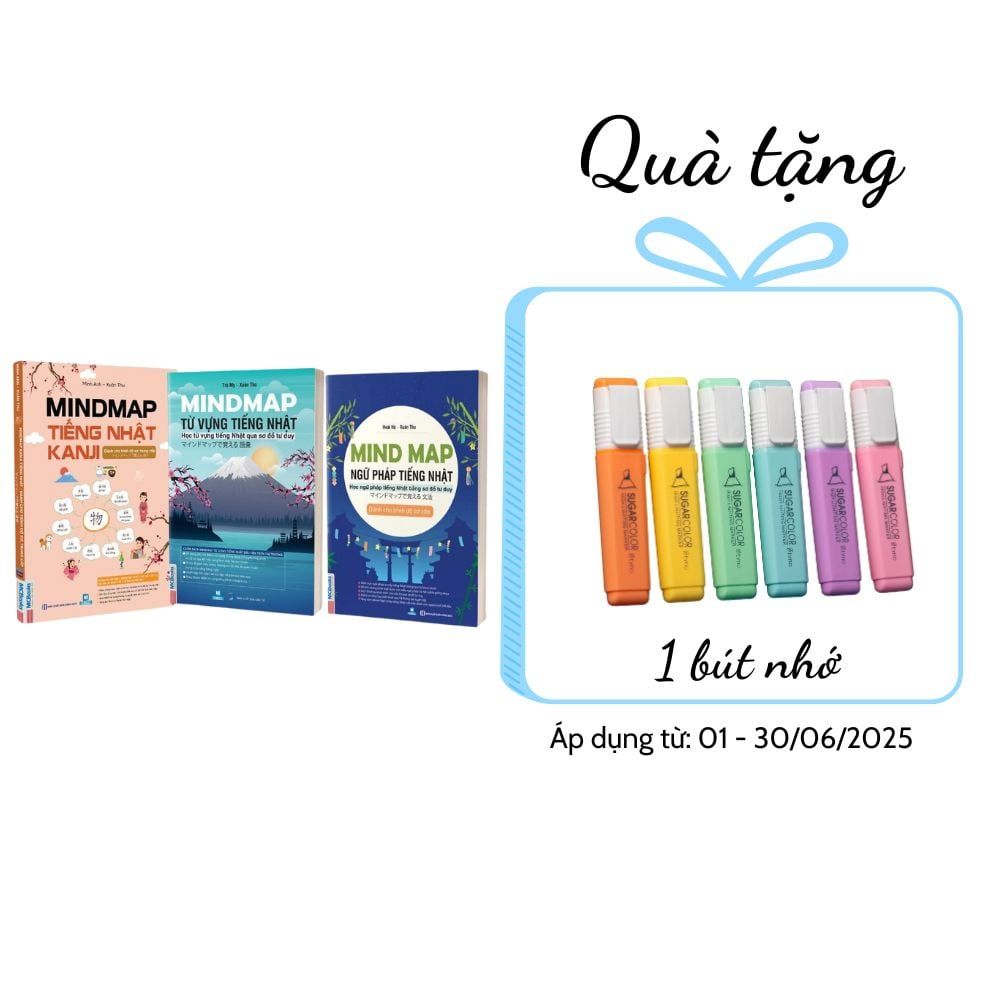 Combo Mind map tiếng Nhật - Chinh phục JLPT N4 bằng sơ đồ tư duy 