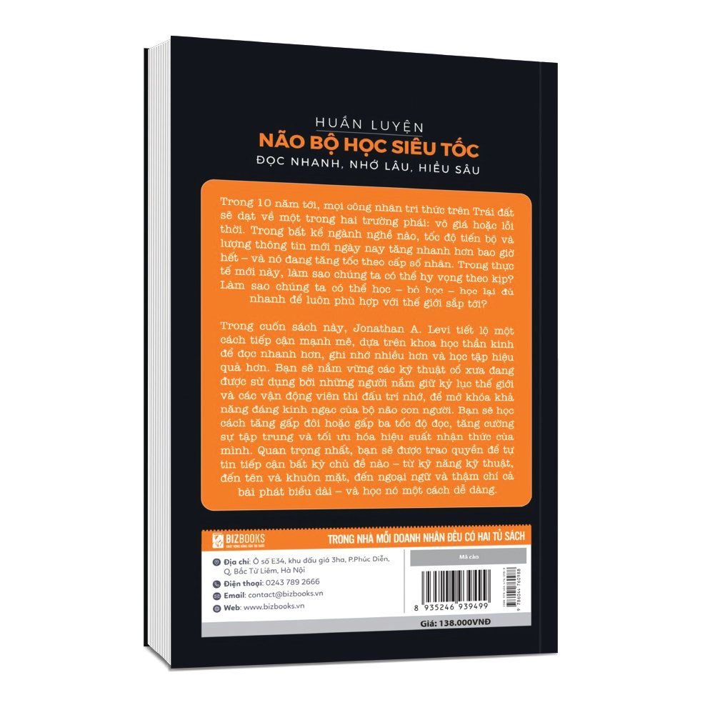  Huấn luyện não bộ học siêu tốc: Đọc nhanh, nhớ lâu, hiểu sâu 