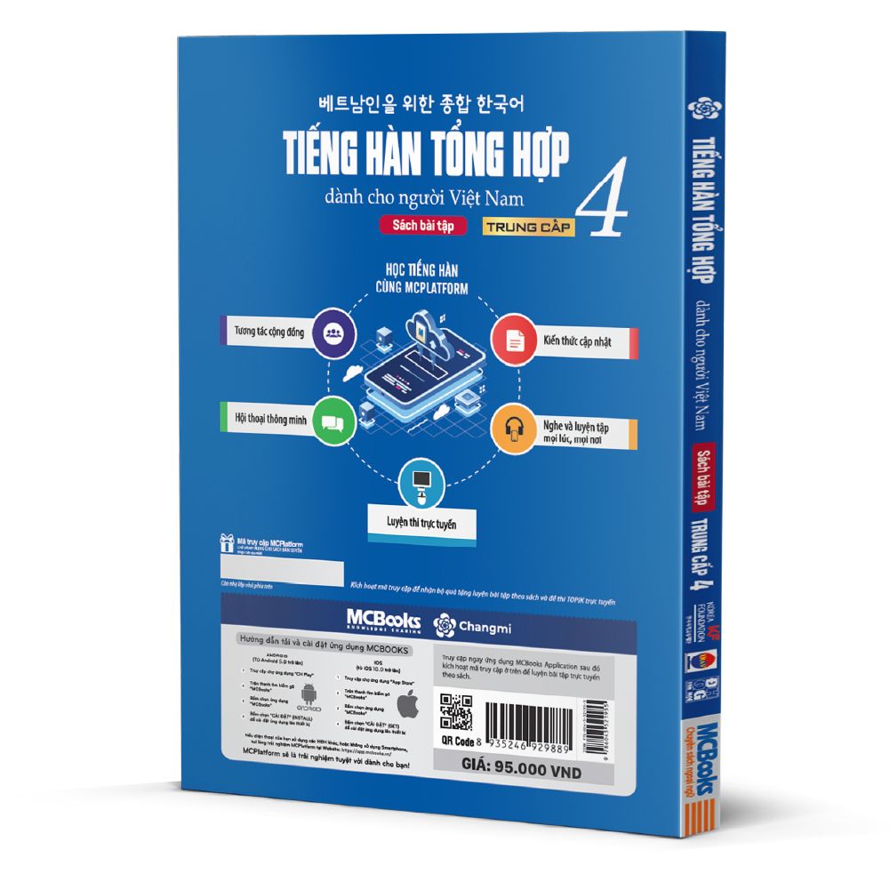  Tiếng Hàn tổng hợp dành cho người Việt Nam - Sách bài tập Trung cấp 4 