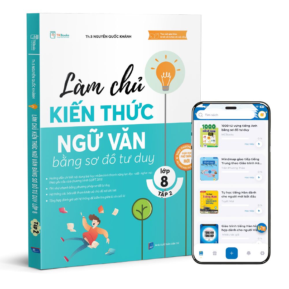  Làm Chủ Kiến Thức Ngữ Văn Bằng Sơ Đồ Tư Duy Lớp 8 – Tập 2 