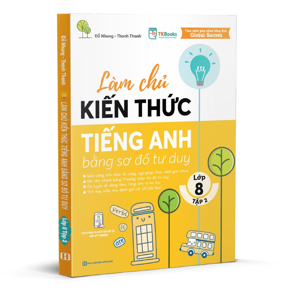  Làm chủ kiến thức tiếng Anh bằng sơ đồ tư duy lớp 8 - Tập 2 