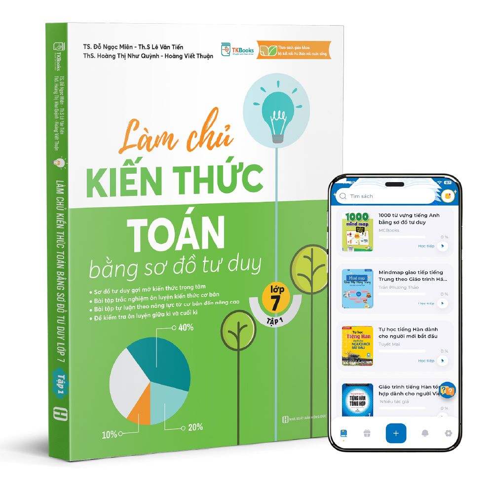  Làm chủ kiến thức Toán bằng sơ đồ tư duy - Lớp 7 tập 1 