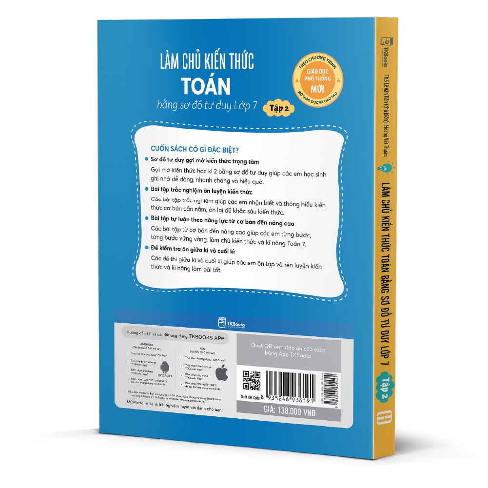  Làm chủ kiến thức Toán bằng sơ đồ tư duy - Lớp 7 tập 2 