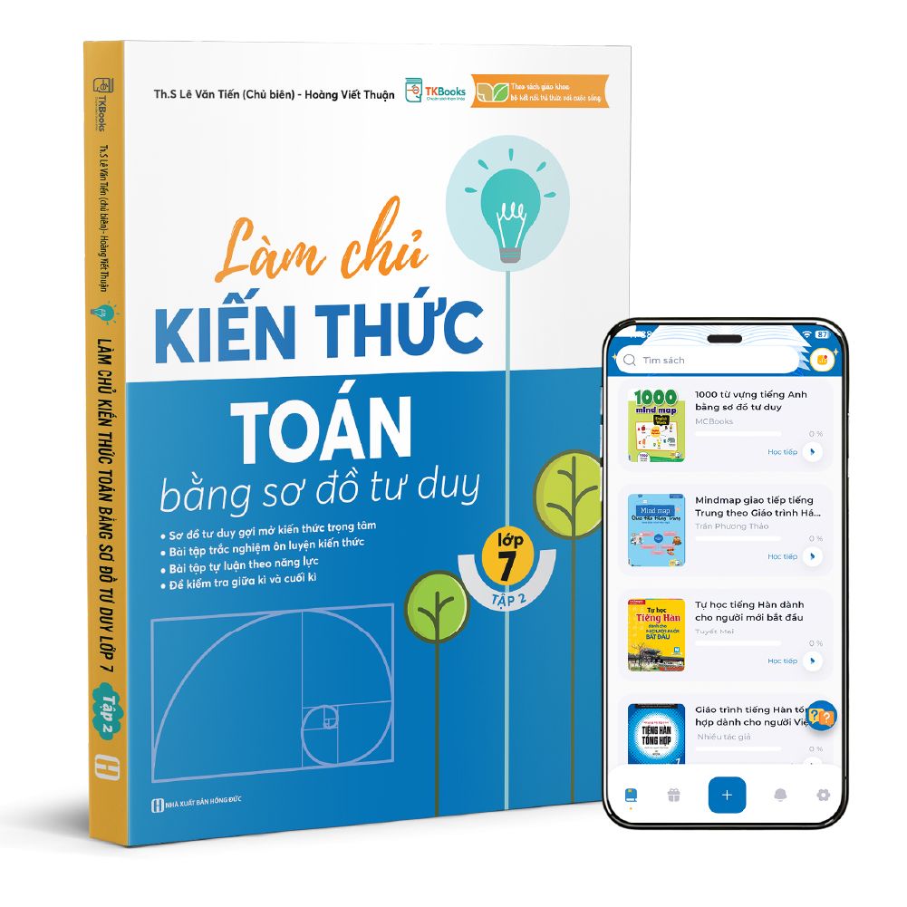  Làm chủ kiến thức Toán bằng sơ đồ tư duy - Lớp 7 tập 2 