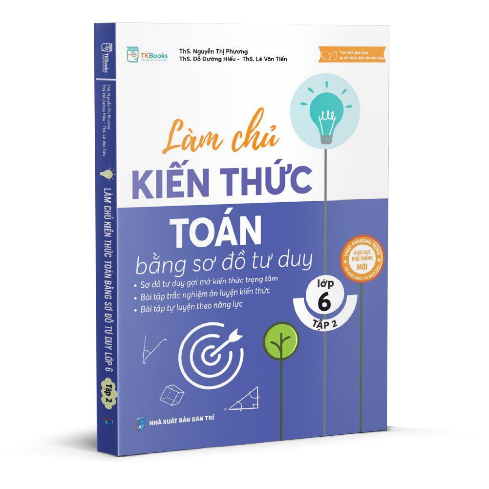  Làm chủ kiến thức Toán bằng sơ đồ tư duy lớp 6 - tập 2 