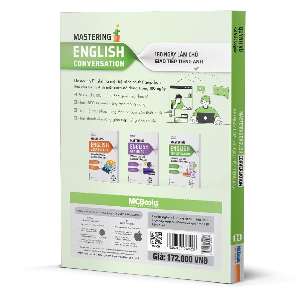  Mastering English Conversation - 180 ngày làm chủ giao tiếp tiếng Anh 