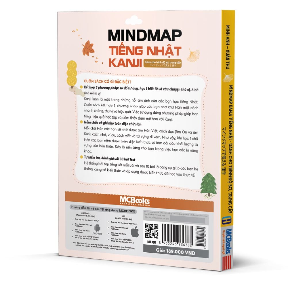  Mindmap Kanji tiếng Nhật - Dành cho trình độ sơ trung cấp 