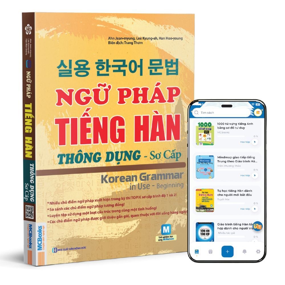  Ngữ pháp tiếng Hàn thông dụng sơ cấp – Korean Grammar in Use – Beginning (TB 2022) 