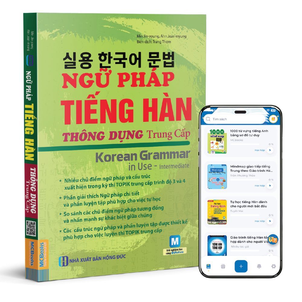  Ngữ pháp tiếng Hàn thông dụng Trung cấp (TB 2022) 