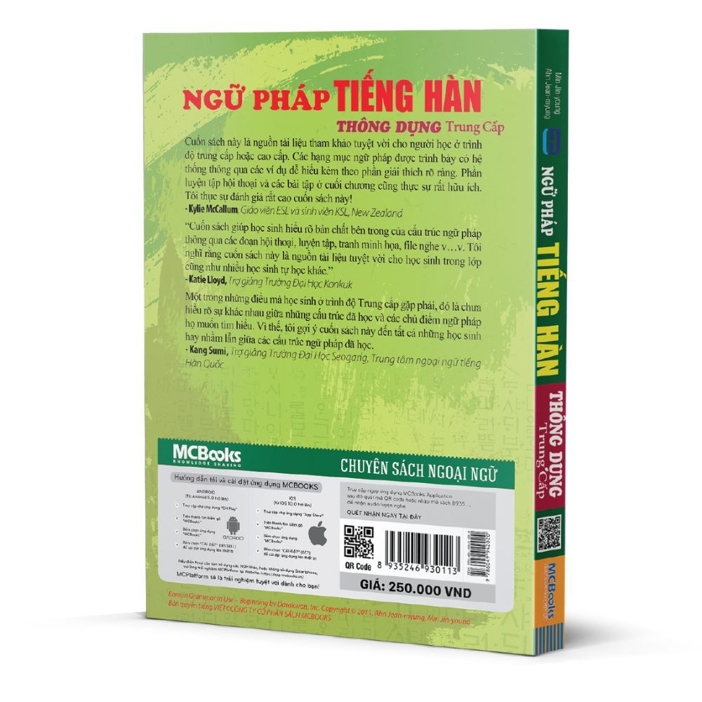  Ngữ pháp tiếng Hàn thông dụng Trung cấp (TB 2022) 