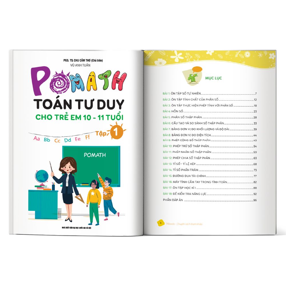 POMath - Toán tư duy cho trẻ em 10 - 11 tuổi - Tập 1 