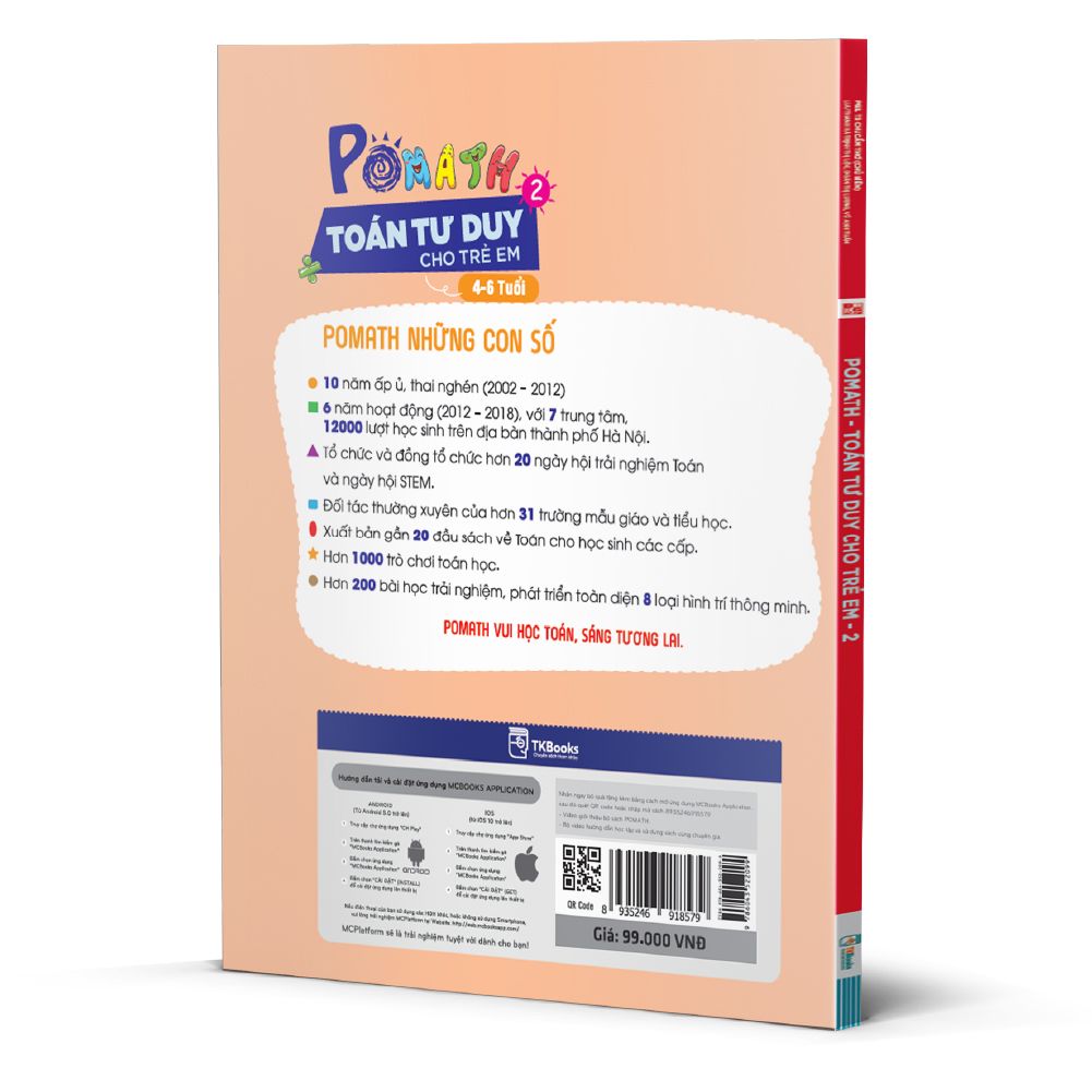  POMath - Toán tư duy cho trẻ em 4 - 6 tuổi - tập 2 