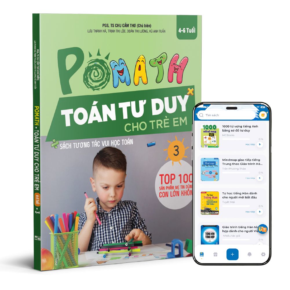  POMath - Toán tư duy cho trẻ em 4 - 6 tuổi - tập 3 