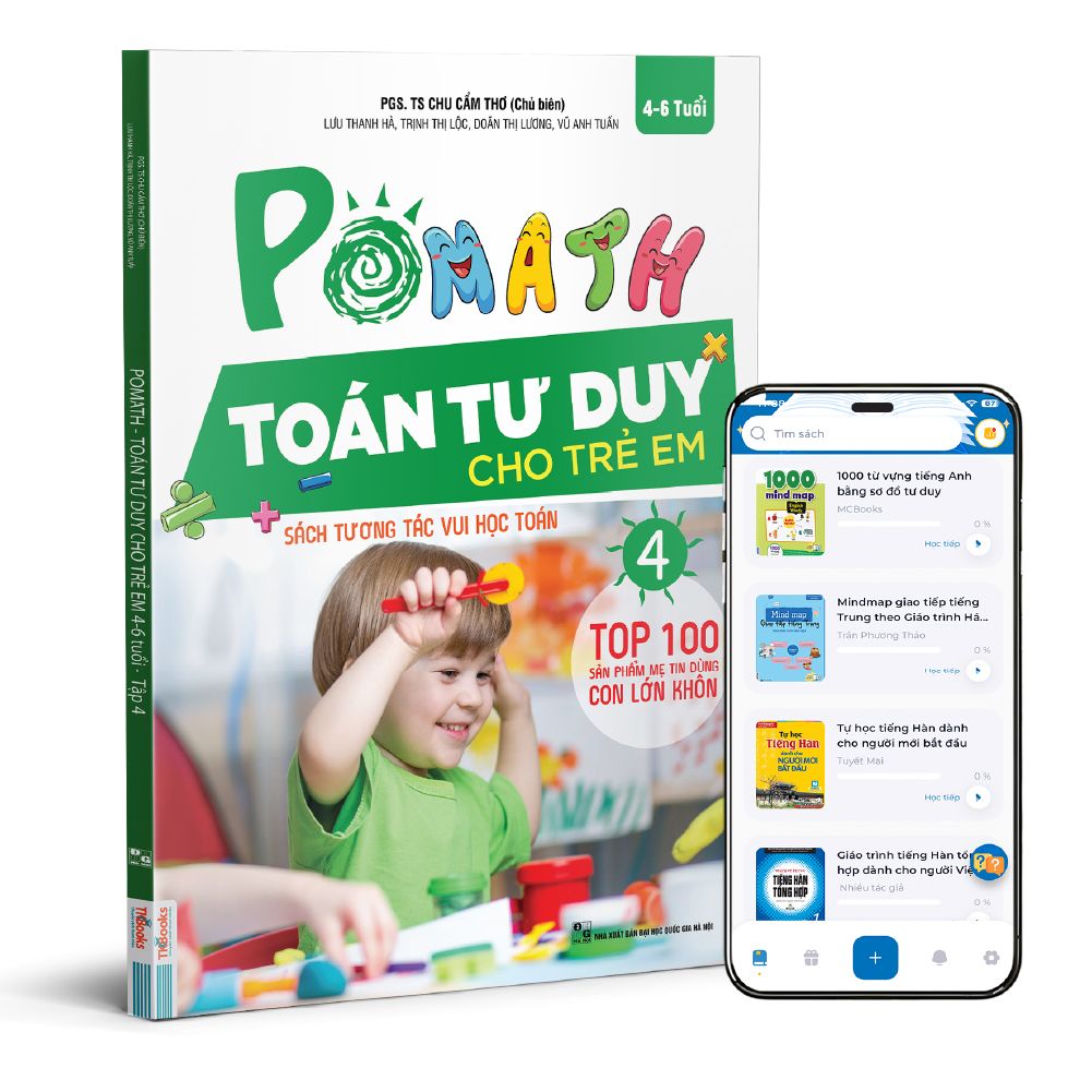  POMath - Toán tư duy cho trẻ em 4 - 6 tuổi - tập 4 