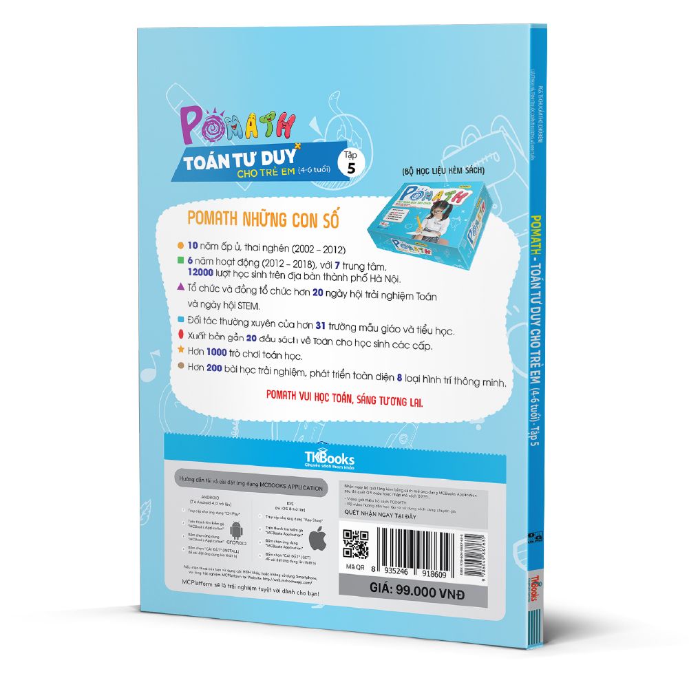  POMath - Toán tư duy cho trẻ em 4 - 6 tuổi - tập 5 