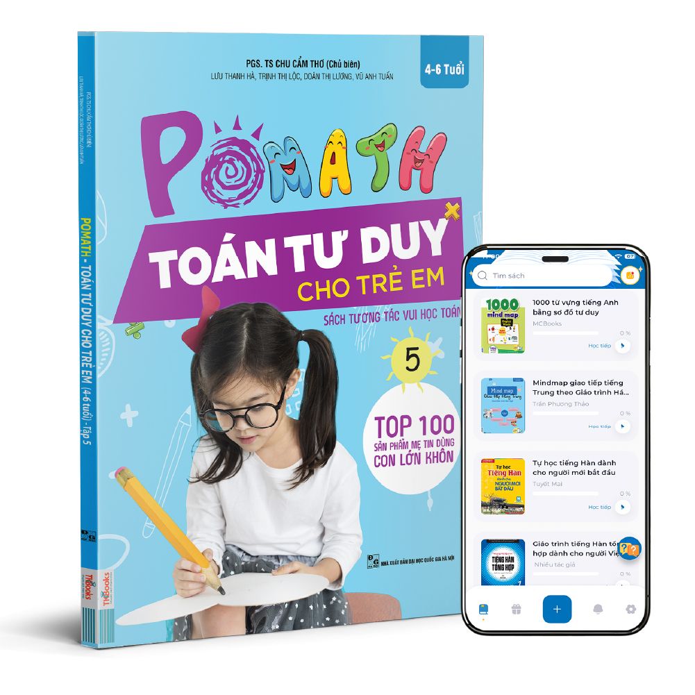  POMath - Toán tư duy cho trẻ em 4 - 6 tuổi - tập 5 