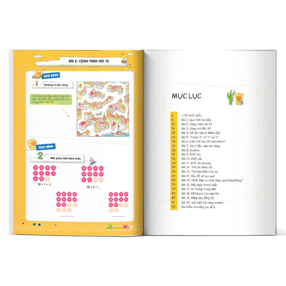  POMath - Toán tư duy cho trẻ em 4 - 6 tuổi - tập 6 