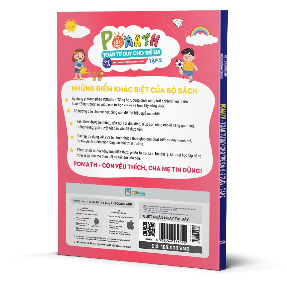  POMath - Toán tư duy cho trẻ em 6 - 7 tuổi - Tập 2 