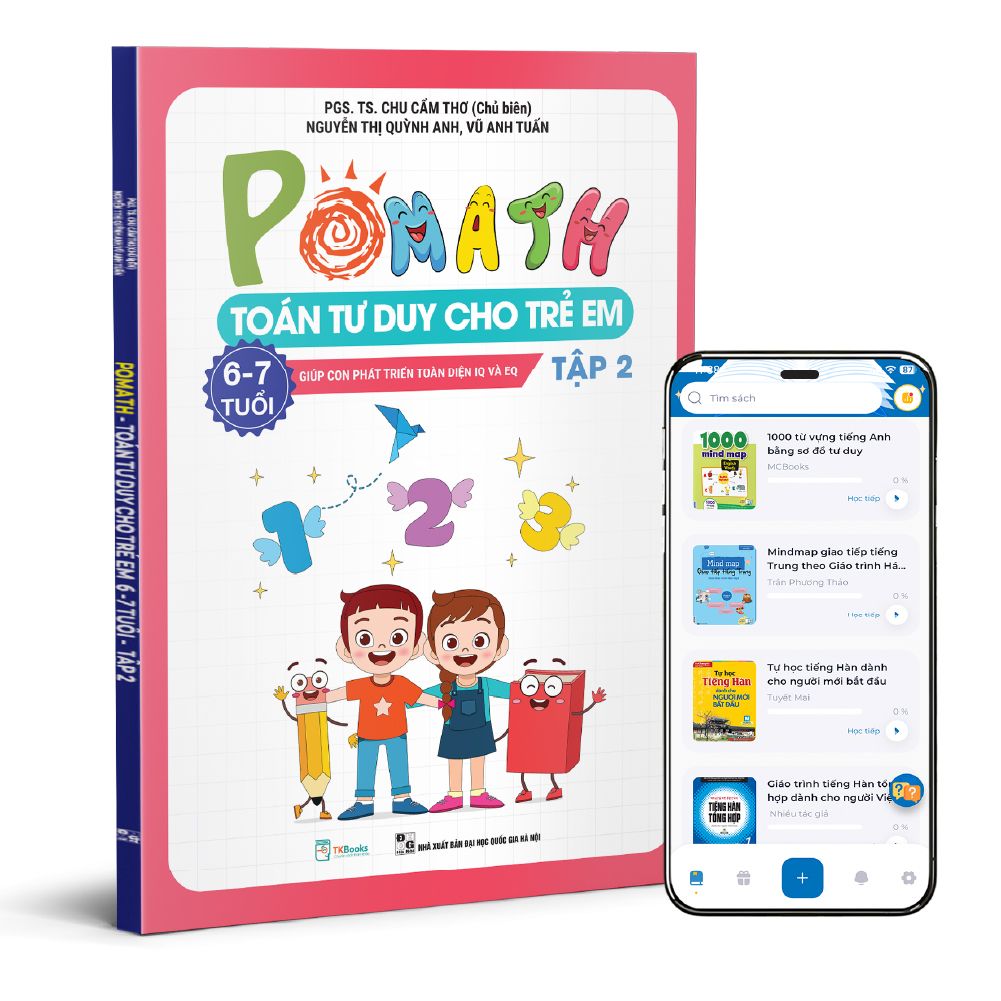 POMath - Toán tư duy cho trẻ em 6 - 7 tuổi - Tập 2 