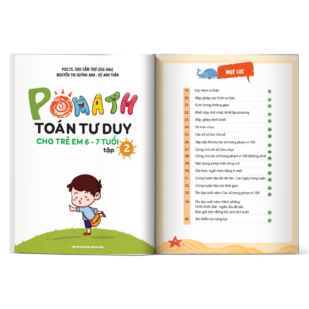  POMath - Toán tư duy cho trẻ em 6 - 7 tuổi - Tập 2 