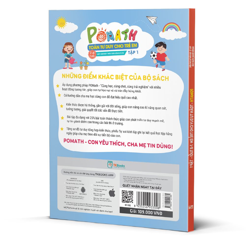  POMath - Toán tư duy cho trẻ em 7 - 8 tuổi - Tập 1 