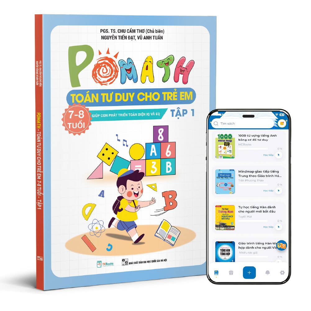  POMath - Toán tư duy cho trẻ em 7 - 8 tuổi - Tập 1 