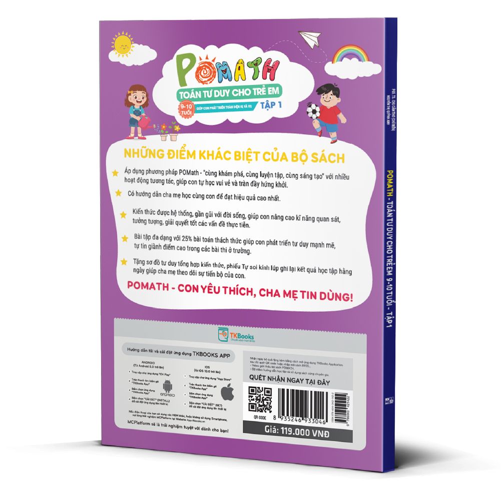  POMath - Toán tư duy cho trẻ em 9 - 10 tuổi - Tập 1 