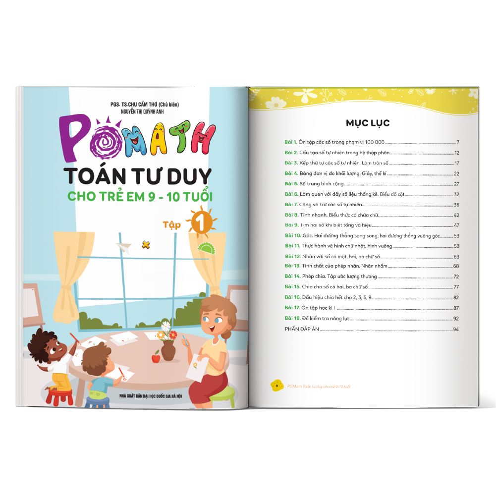  POMath - Toán tư duy cho trẻ em 9 - 10 tuổi - Tập 1 