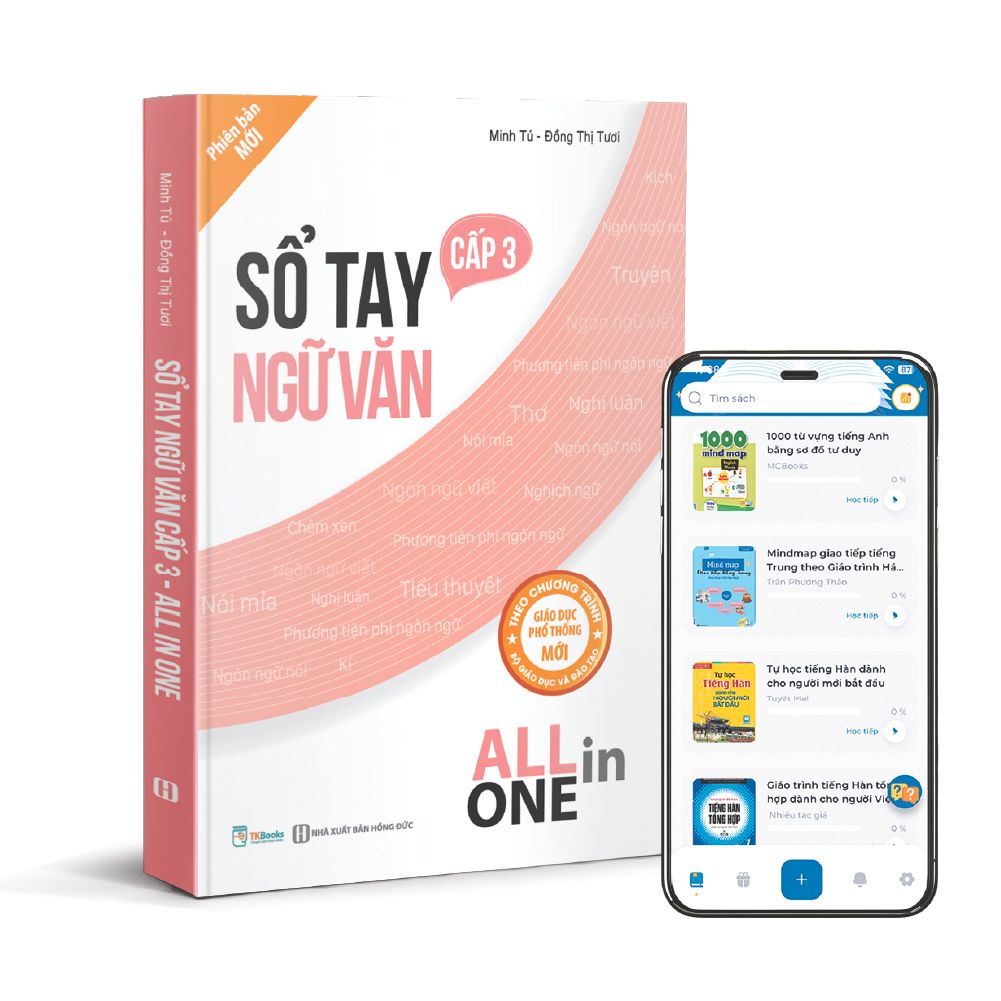  Sổ tay Ngữ Văn cấp 3 - All in one (TB 2024) 