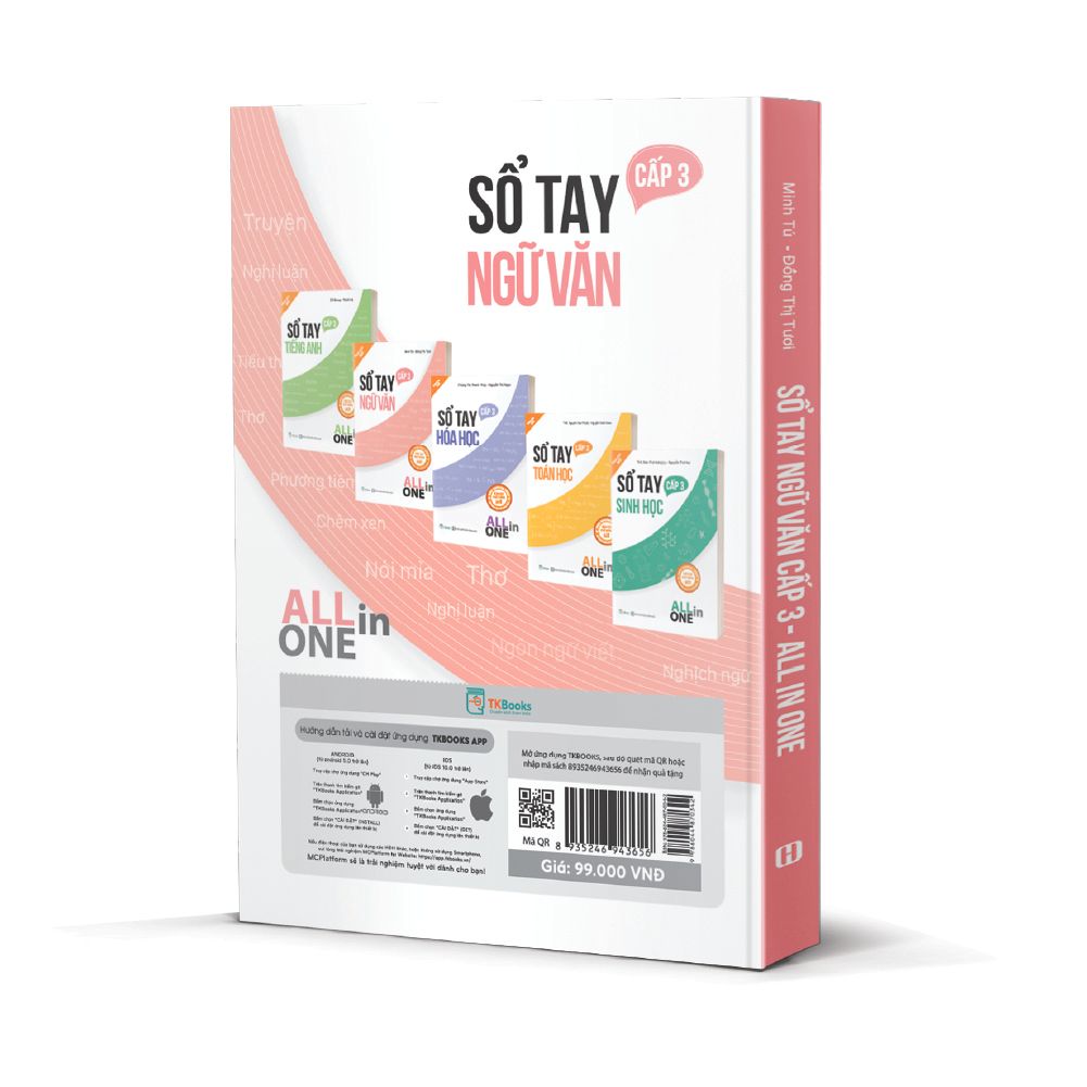  Sổ tay Ngữ Văn cấp 3 - All in one (TB 2024) 