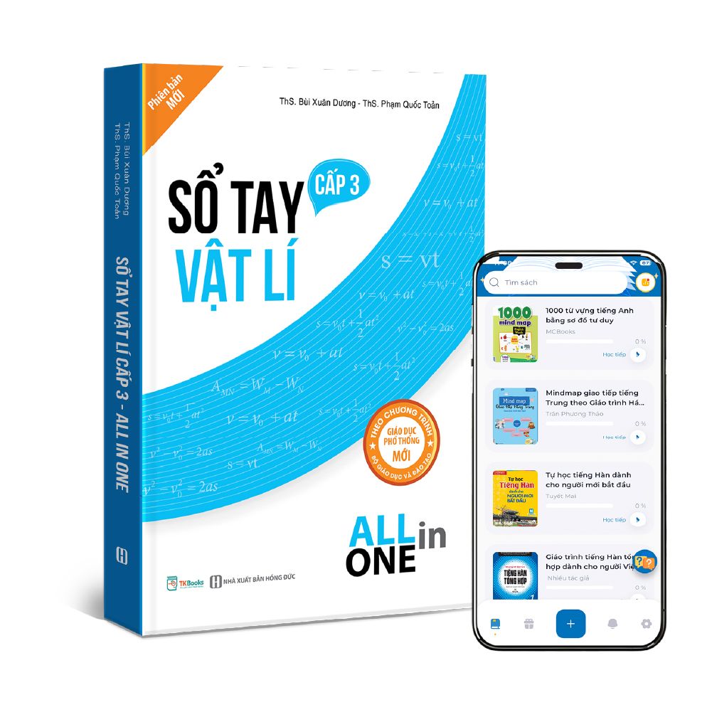  Sổ tay Vật Lý cấp 3- All in One (TB 2024) 