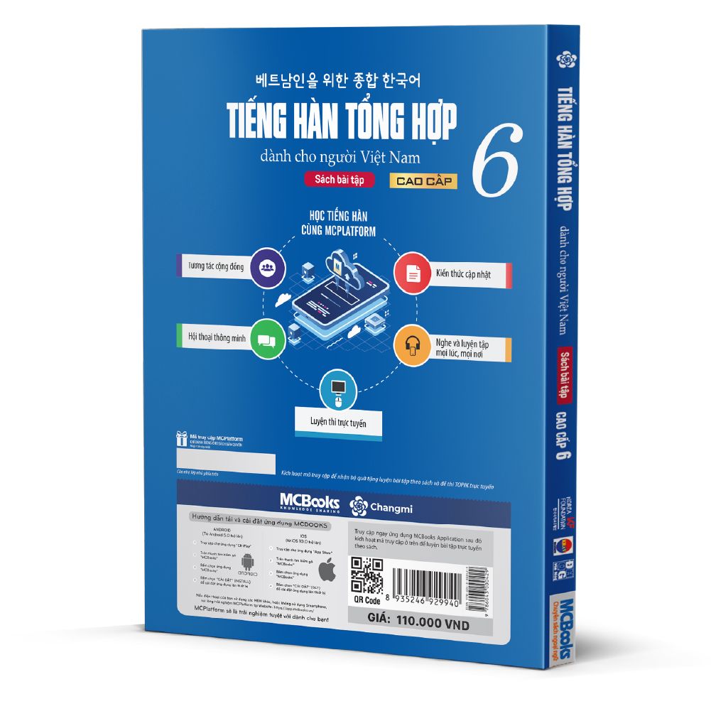  Tiếng Hàn tổng hợp dành cho người Việt Nam - Sách bài tập cao cấp 6 