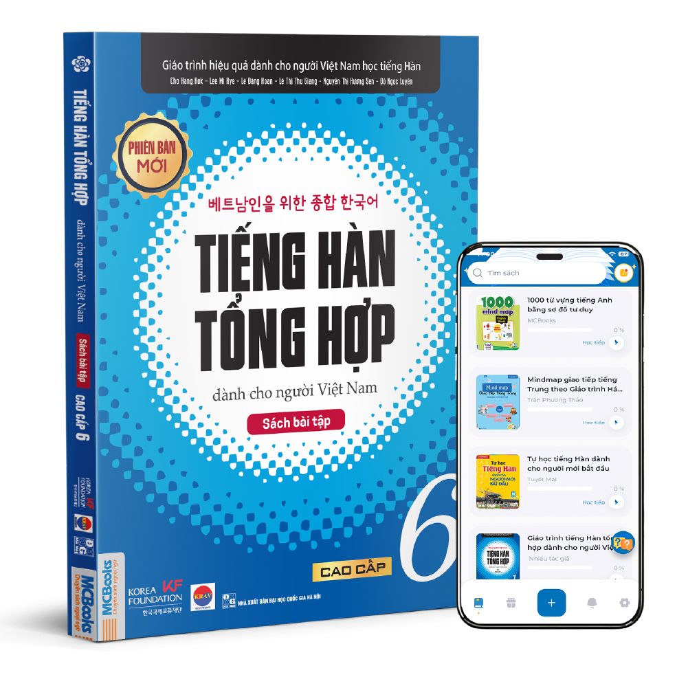  Tiếng Hàn tổng hợp dành cho người Việt Nam - Sách bài tập cao cấp 6 