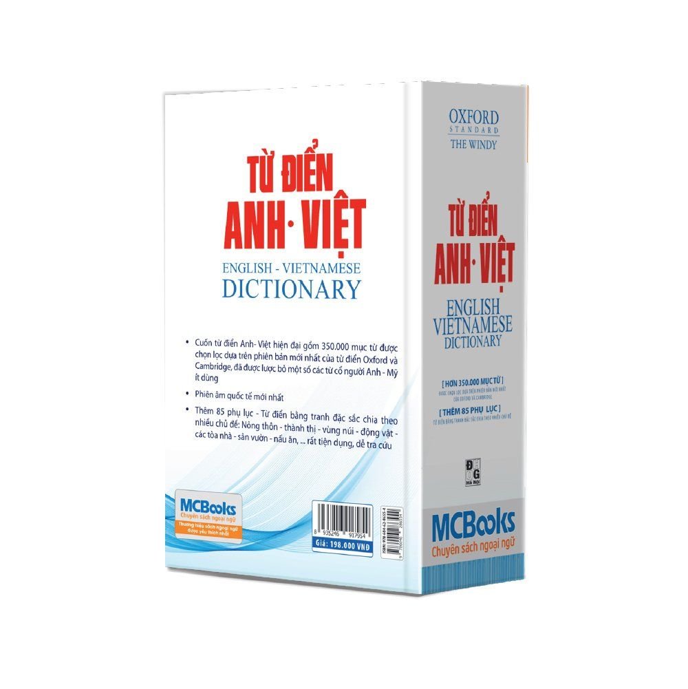  Từ điển Anh - Việt (bìa mềm trắng) 
