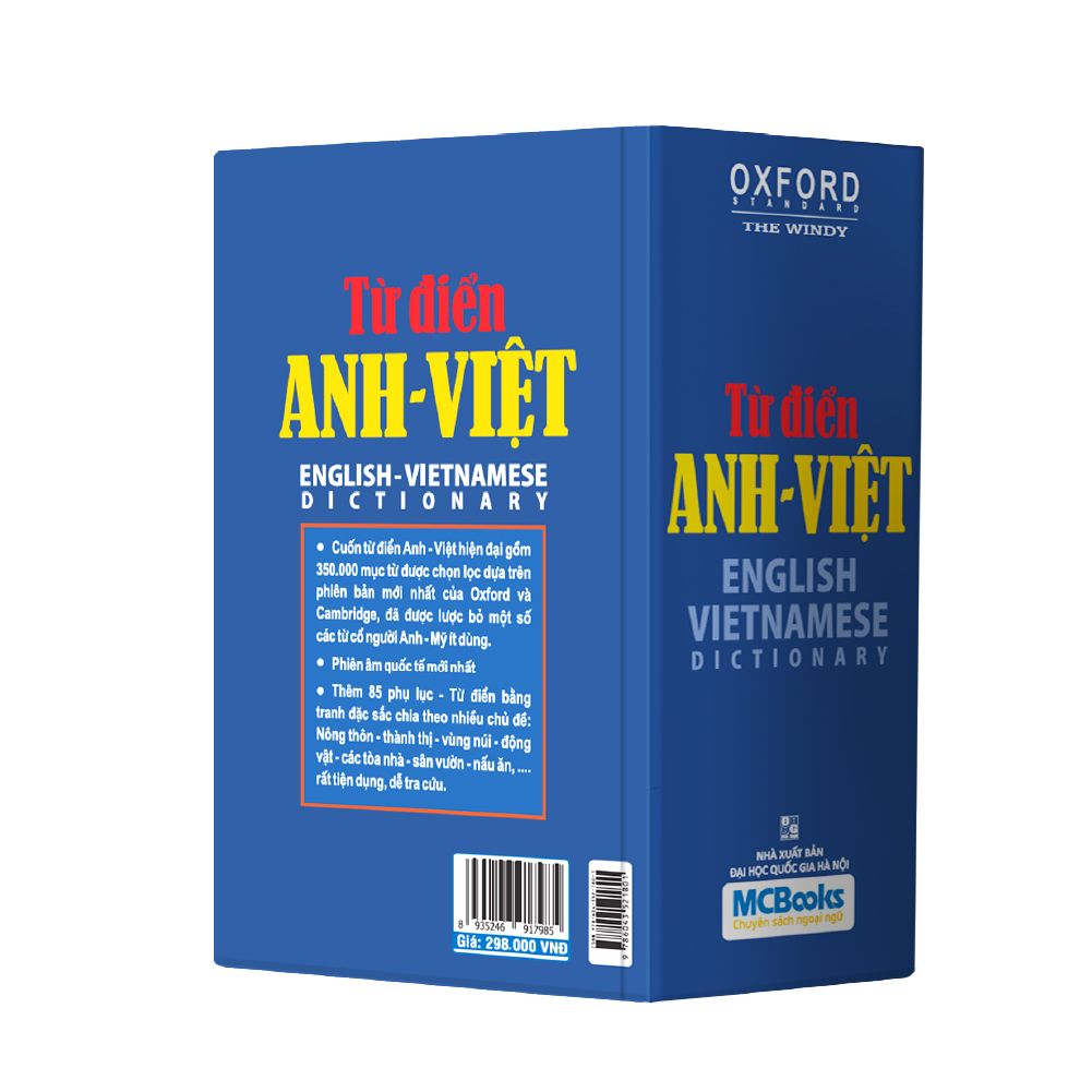  Từ điển Anh - Việt (bìa cứng xanh) 