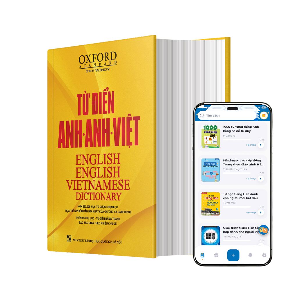  Từ điển Anh – Anh- Việt (Bìa vàng cứng) 