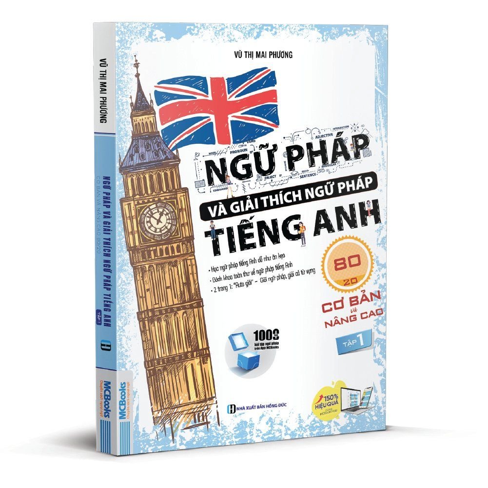  Ngữ pháp và giải thích ngữ pháp tiếng Anh cơ bản và nâng cao 80/20 tập 1 