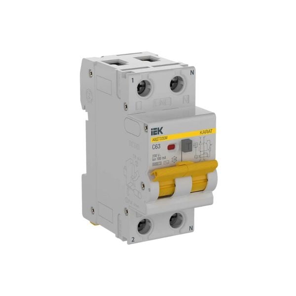  RCBO IEK KARAT AVDTEM 1P+N 63A 100MA TYPE C 