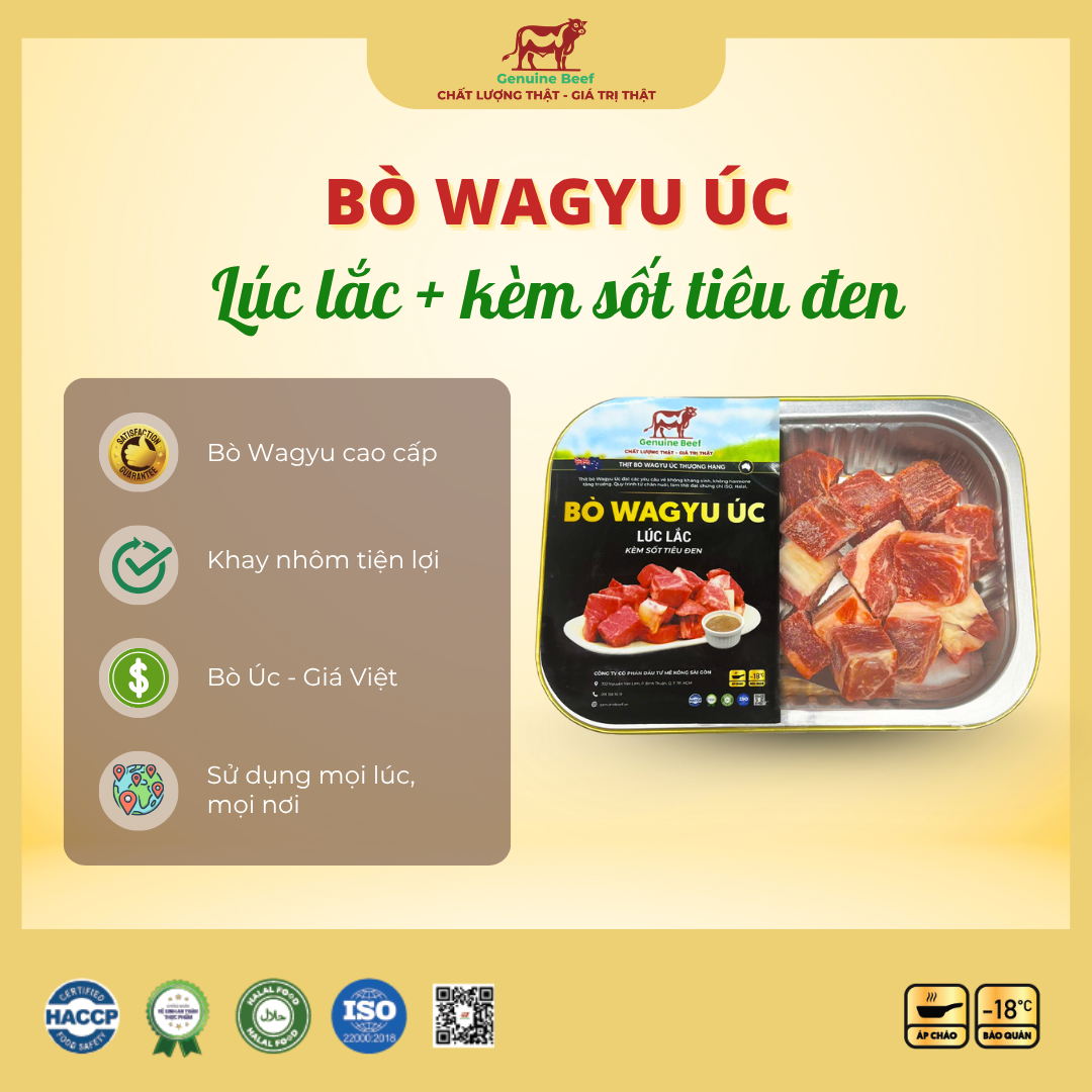  Bò Wagyu Úc Lúc Lắc 