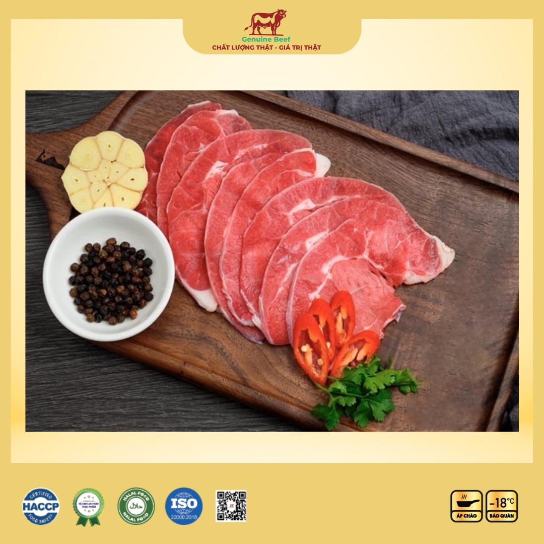  Bắp Bò Wagyu Úc Thái Lát Nhúng Lẩu 