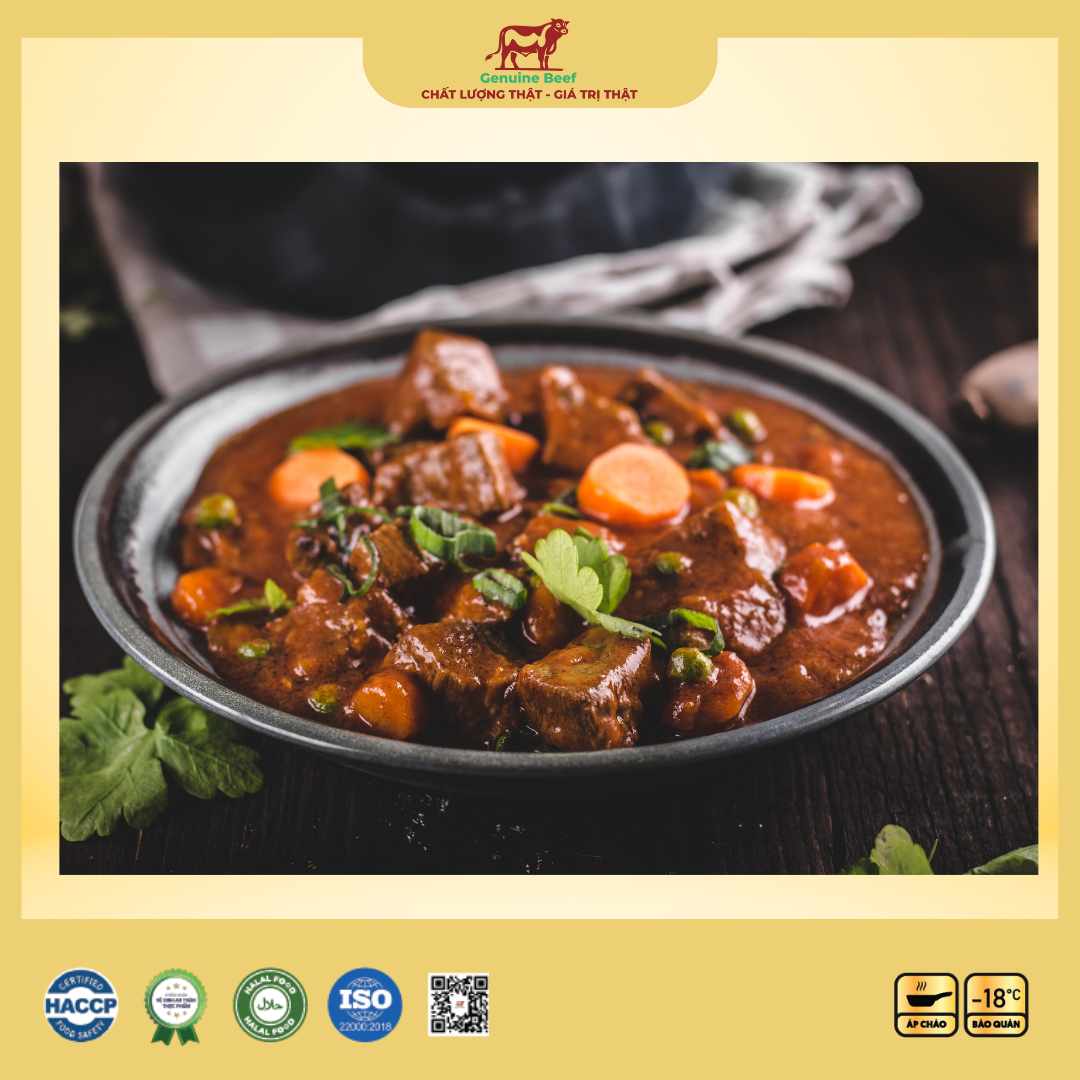  Bò Wagyu Úc Sốt Vang 